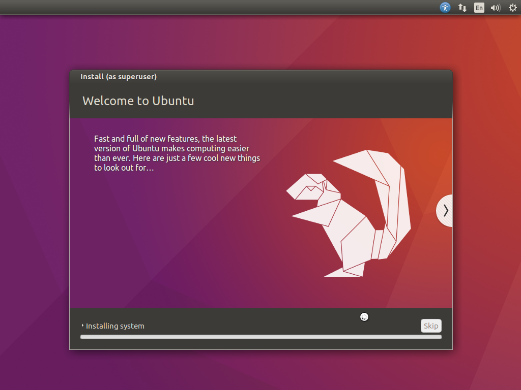 Ubuntu 16.04 LTS - Installation